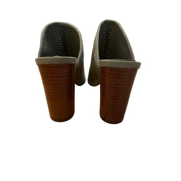 White House Black Market Mule Style Heel. Mckenna Military Green. womens 6.5 - Picture 4 of 8